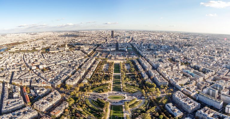 Paris vue du ciel